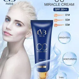 cvb paris CC Miracle Cream Foundation (SPF 30++) 50gm (50 ml) Foundation image 2
