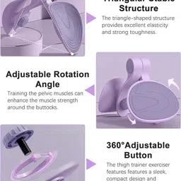 akmor 1 kg Pelvic Floor Muscle Strengthener, Kegel Exerciser Pelvic Floor Stimulator Home Gym Combo image 5