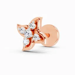 Sparkles Certified Lab Grown Diamond Rose Gold Stud-picture-28