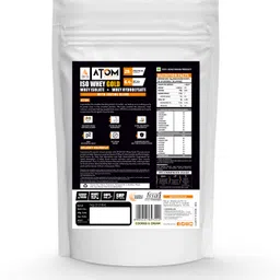 as-it-is nutrition ATOM ISO Whey Gold 1Kg | 100% Whey Protein Isolate | Whey Protein image 4