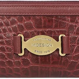 Women Casual Brown Genuine Leather Wallet-image-7