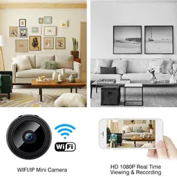 OSHSIZ WiFi Camera with 1080P Resolution and Remote Control Compact Battery Operated Security Camera image 3