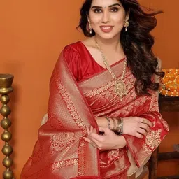 moda repido Woven Bollywood Pure Silk Saree image 5