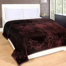 swikon star Floral Double Mink Blanket for Heavy Winter-picture-10