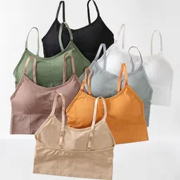 swatik Women Cami Bra Lightly Padded Bra image 1
