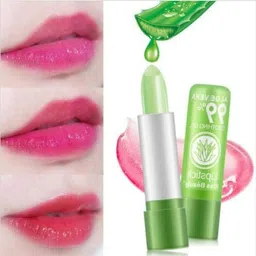 kiss beauty Moisture Aloe Vera Natural Changed Colour Long-Lasting Nourish Protect Lips Care Lip Balm Aloevera image 3