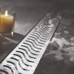 kamal Floor Stainless Steel Push Down Strainer image 4