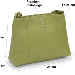 mochi Green Women Sling Bag 66-710 image 3