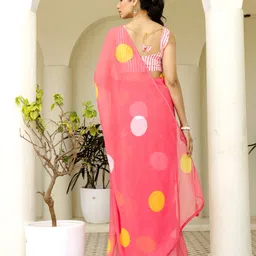 divastri Ready to Wear Printed Bollywood Georgette Saree image 2