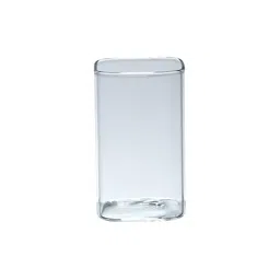 ceradeco Transparent 260 ml Glass Small Square Shaped (Set of 6) Everyday Glasses image 4