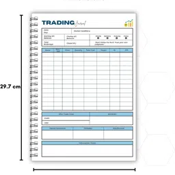 timewise Stock Market Trading Journal Notebook Day Trade Log A4 Journal Unruled 136 Pages image 4