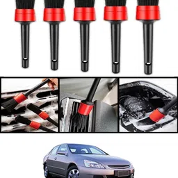 ccmm Universal Red/Black Wet & Dry Cleaning Brushes Set Of 5 For Car-04 Wet and Dry Duster Set-picture-36