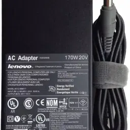Lenovo Adapter Charger (20V 8.5A) with 7.9mm x 5.5mm Round Pin for ThinkPad 170 W Adapter-picture-14