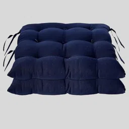 livspacey Microfibre Chair Pad Pack of 2 Solid Square Seat Cushion for Home, Office & Car Soft Sitting Cushion 40x40 cm-picture-24