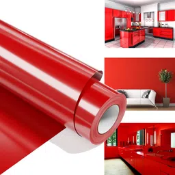 superfab Vinyl Abstract Red Wallpaper-picture-27