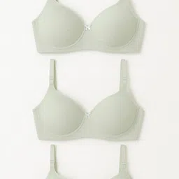 innermuller Pack of 3 Women T-Shirt Lightly Padded Bra-picture-27