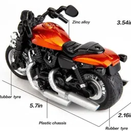 skhomedecor Multicolor pull back small bike image 5