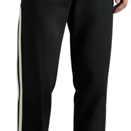 dockstreet Men Solid White Track Pants image 5