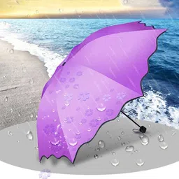 nafeio UV Rays Safe Large Size 3-Fold Umbrella, Magic Umbrella For Men,Women & Kids Umbrella image 4