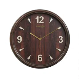 random Classic Brown Plastic Wall Clock image 2