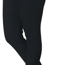 deepa Pack of 2 Women Skinny Fit Black, Maroon Cotton Blend Trousers image 5