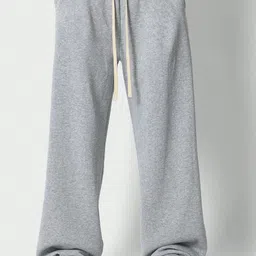 warcourt Men Loose Fit Grey Cotton Blend Trousers image 2