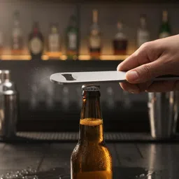 kdm plus Stainless Steel Flat Bottle Opener Rust-Free Slim Bar Tool for Home & Bar Bottle Opener-picture-21