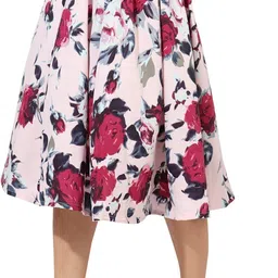 maiyyaa collection Women Floral Print A-line Multicolor Skirt image 3