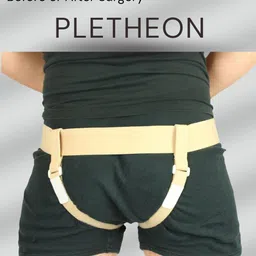 pletheon Inguinal Hernia Belt for Men | Adjustable Support & Pain Relief Brace Supporter image 3