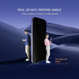 MB SHILD Edge To Edge Tempered Glass for Apple iPhone 13, iPhone 14, iPhone 16e, iPhone 13 Pro, Privacy Anti Spy Glass with Matte Finish image 3