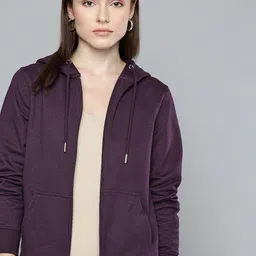 chemistry Women Full Sleeve Solid Hooded Sweatshirt-picture-15