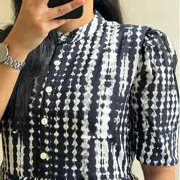 glorica Women A-line Black Midi/Calf Length Dress image 4