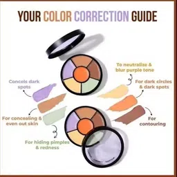 nigrifix Pro Concealer Palette - Full Coverage With 1 Pieces Makeup Brush Concealer image 2