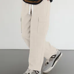 force Men Solid Beige Track Pants-picture-21