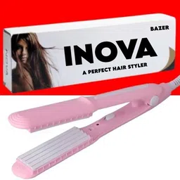 BAZER AT-8006C (iNOVA) Women's MINI Crimping Styler Machine for Hair Hair Styler image 1