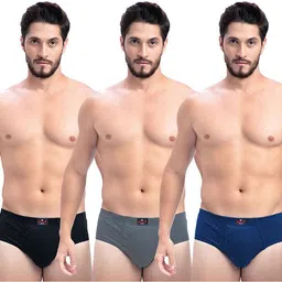 milton Pack of 3 Solid Men Brief-picture-25