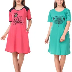 ovida Pack of 2 Women Nighty image 1