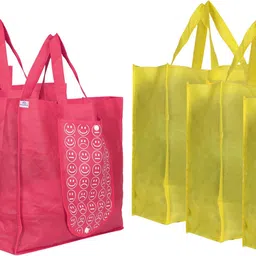heart home Pack of 6 Grocery Bags-picture-20