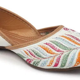 anouk Ethnic Embroidred Jutis and Mojaris Bellies For Women image 3