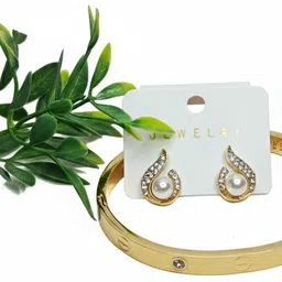 nps Stainless Steel Gold-plated Kada-picture-24