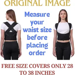 afcycare Back Straightener Support Belt Adjustable Posture Corrector for Men & Women Back / Lumbar Support image 5