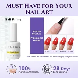 startips Professional Nail Prep Kit, Dehydrator and Non-Acid Primer for Gel Polish, Fast Dry Bonding Agent Set image 3