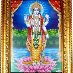 vgcreationn Vishnu, Lord Narayan Religious Frame image 1