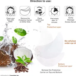 masking Bio Cellulose Under Eye Patches for Dark Circles, Wrinkles, Anti-Aging (3 Pairs) image 5