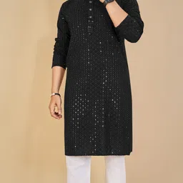 balajiis Men Cotton Rayon Kurta Pyjama Set-picture-20