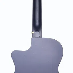 stig 38-Inch acoustic guitar, for beginners, matte black, cutaway Body with bag&strap Acoustic Guitar Spruce Wood Linden Wood Right Hand Orientation image 4