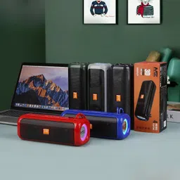 MZ SP-510-Red (PORTABLE BLUETOOTH SPEAKER) Dynamic Thunder 10 W Bluetooth Speaker image 2