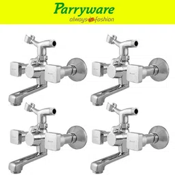 parryware Ritz Wall Mixer with Crutch For hand Shower Provision set of 4 pic 358 Wall Mixer Faucet image 1