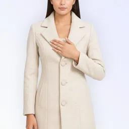 pepzoo Women Solid Double Breasted Casual Blazer image 1