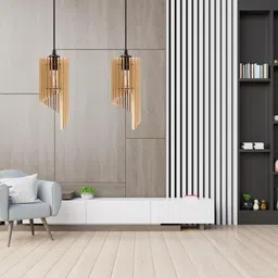 trisha MDF Ceiling Lamp with Modern Slat Design Ceiling Light Ceiling Lamp image 4